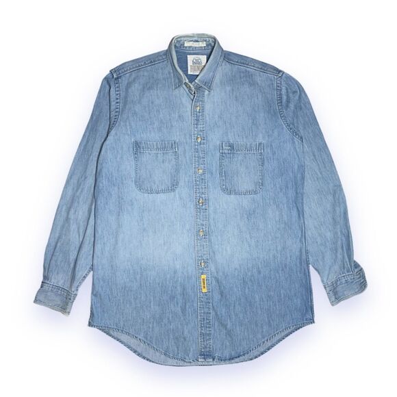 B.D. Baggies Other - B.D. Baggies Foundry Denim Shirt Relaxed Fit Light Wash USA Made Men's M VTG 90s